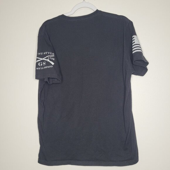 Grunt Style Men Xl Black Size Matters Bullet Shirt Short Sleeve Shirt - Picture 2 of 6